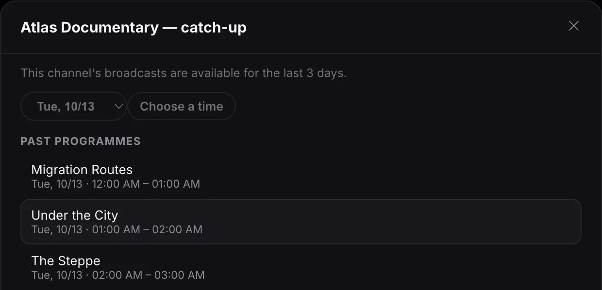Catch-up TV