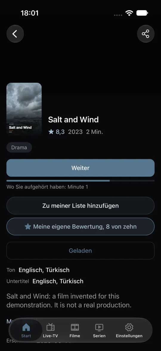 Dort weiterschauen, wo Sie aufgehört haben