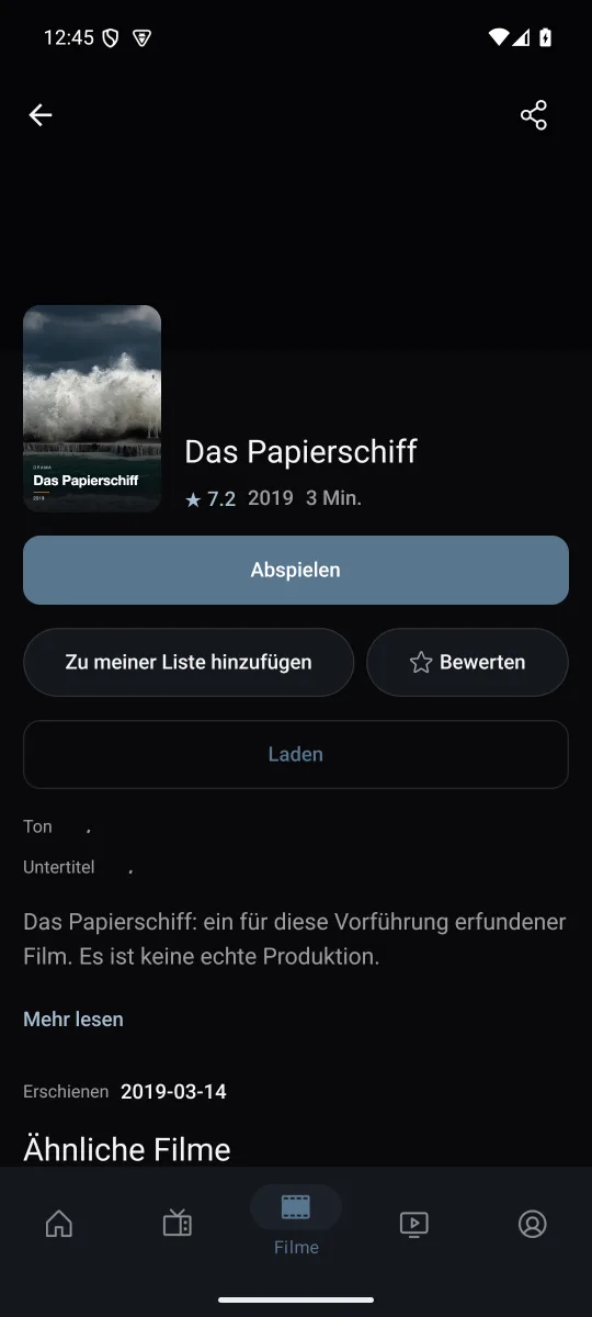 Serien und Meine Liste