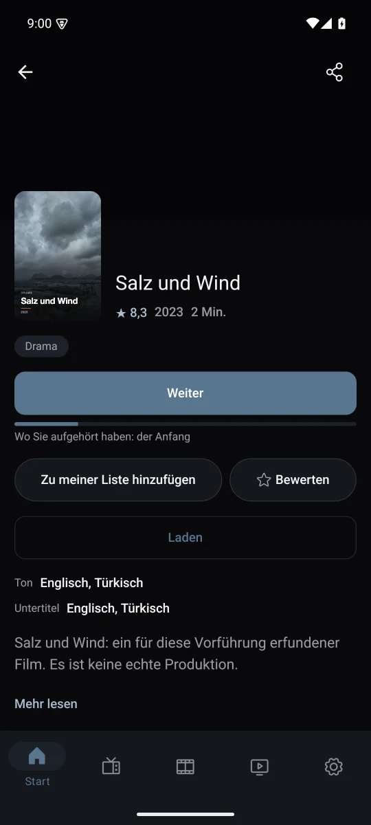 Dort weiterschauen, wo Sie aufgehört haben