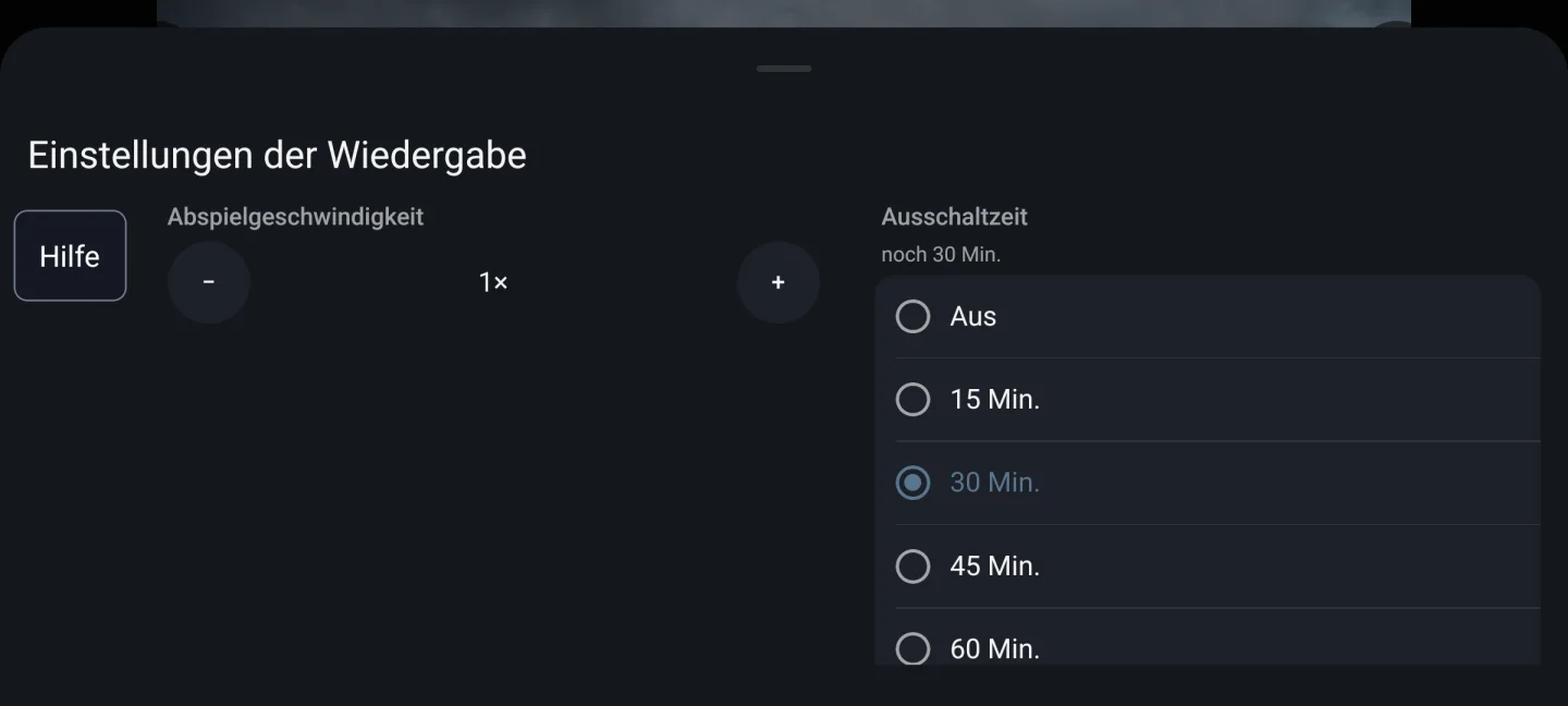 Schlaf-Timer