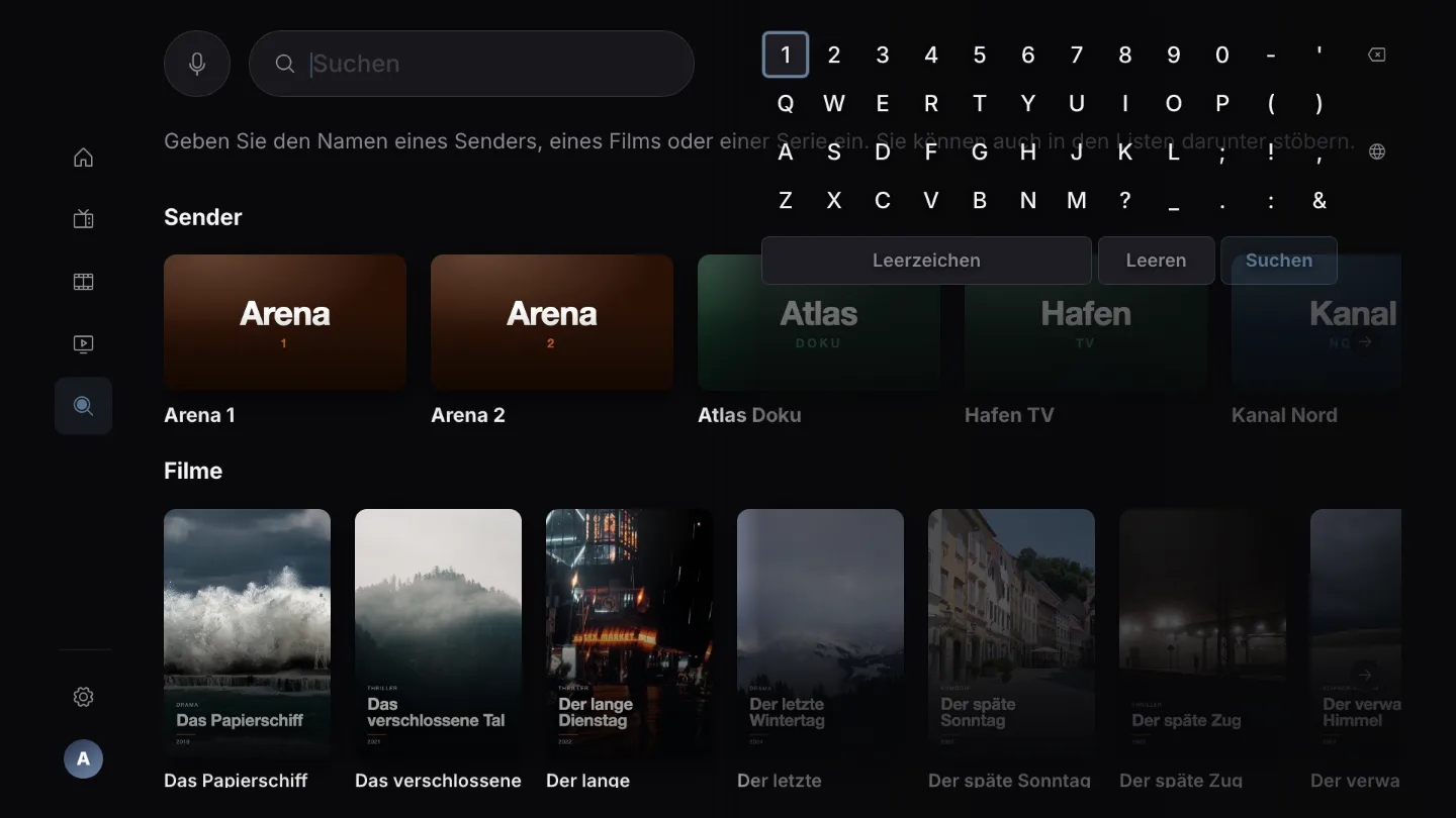 Suchen, filtern und sortieren