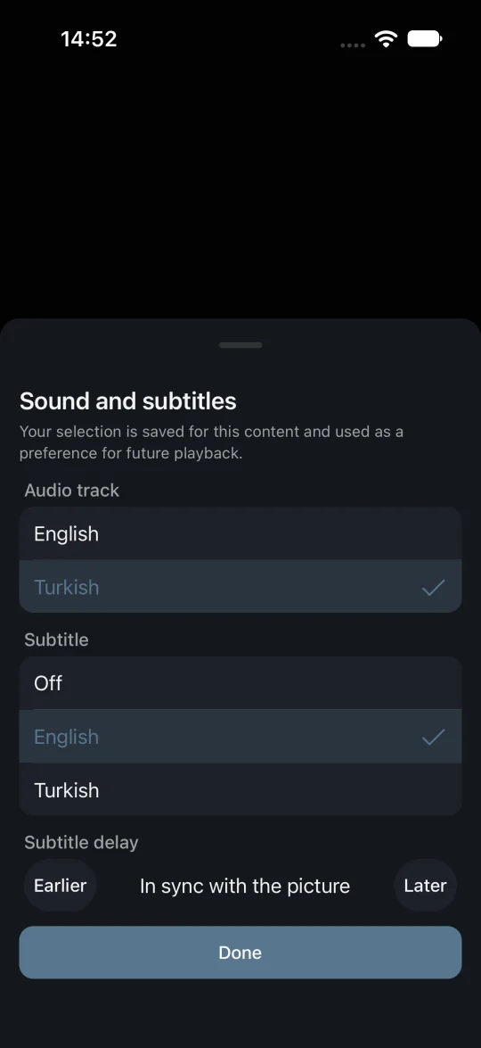 Choose how you hear and read.