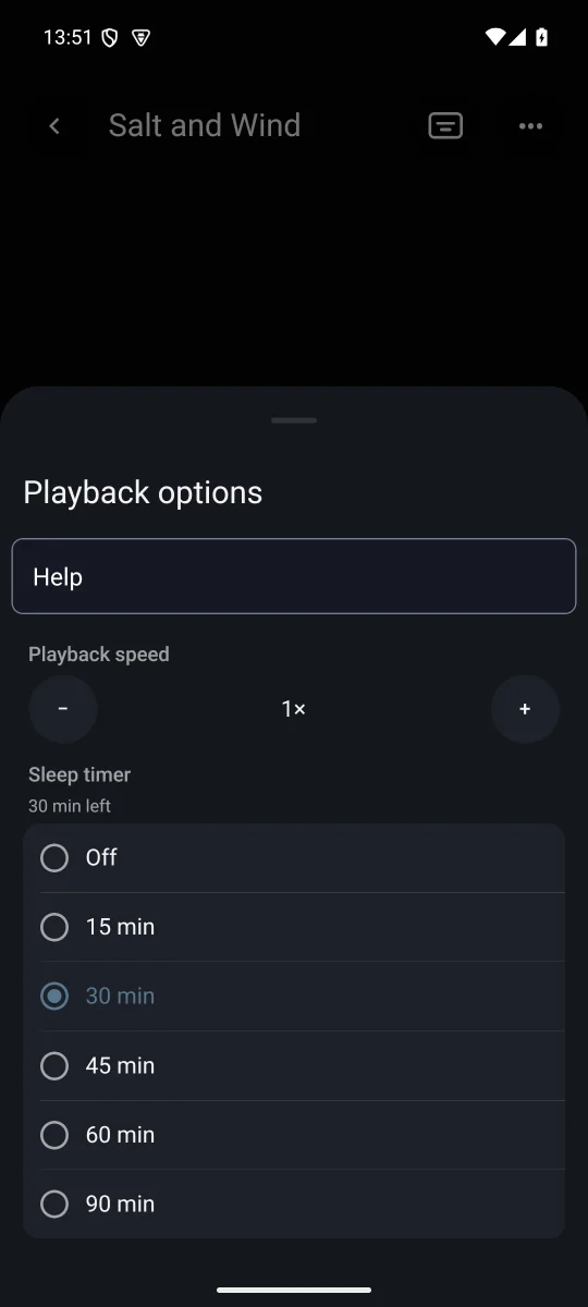 Let the player stop for the night.