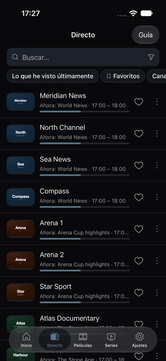 Televisión en directo