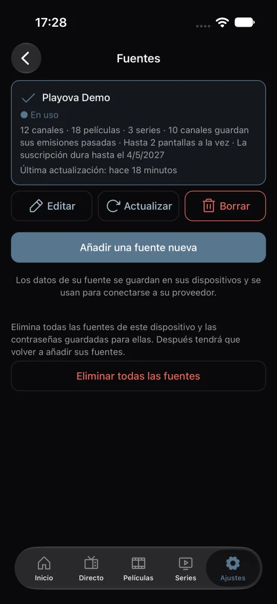 Varias fuentes