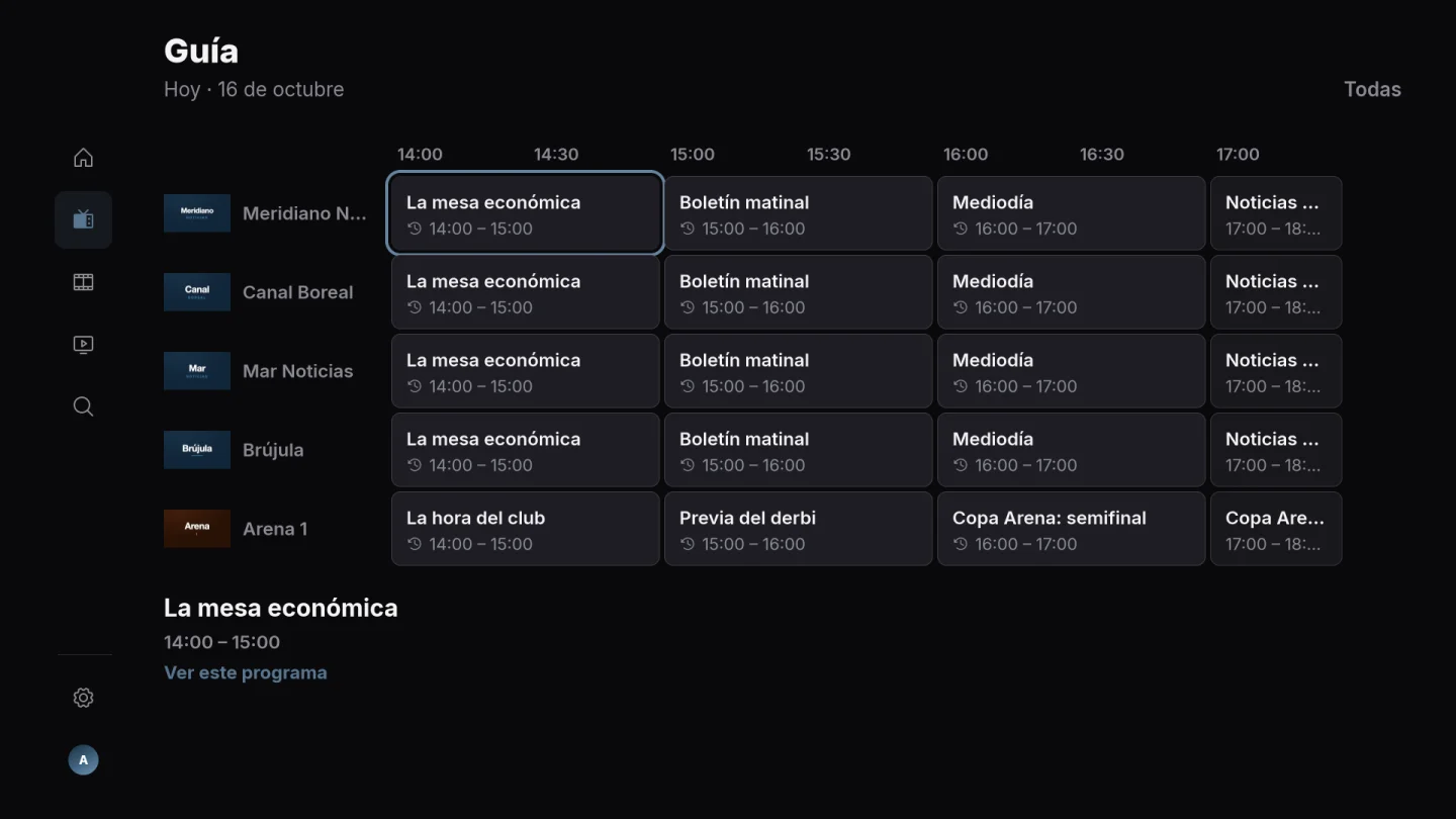 TV a la carta