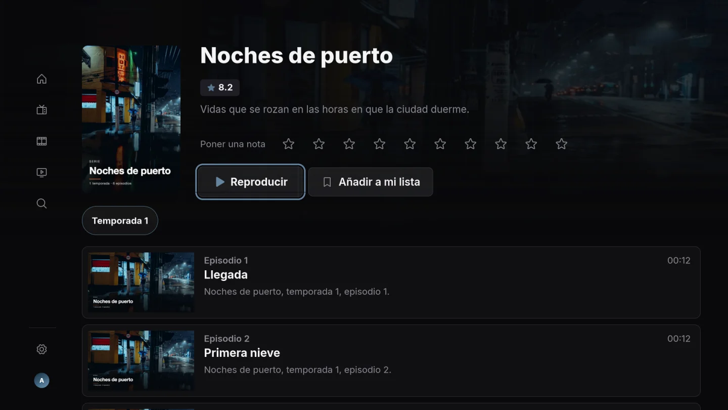 Series y Mi lista