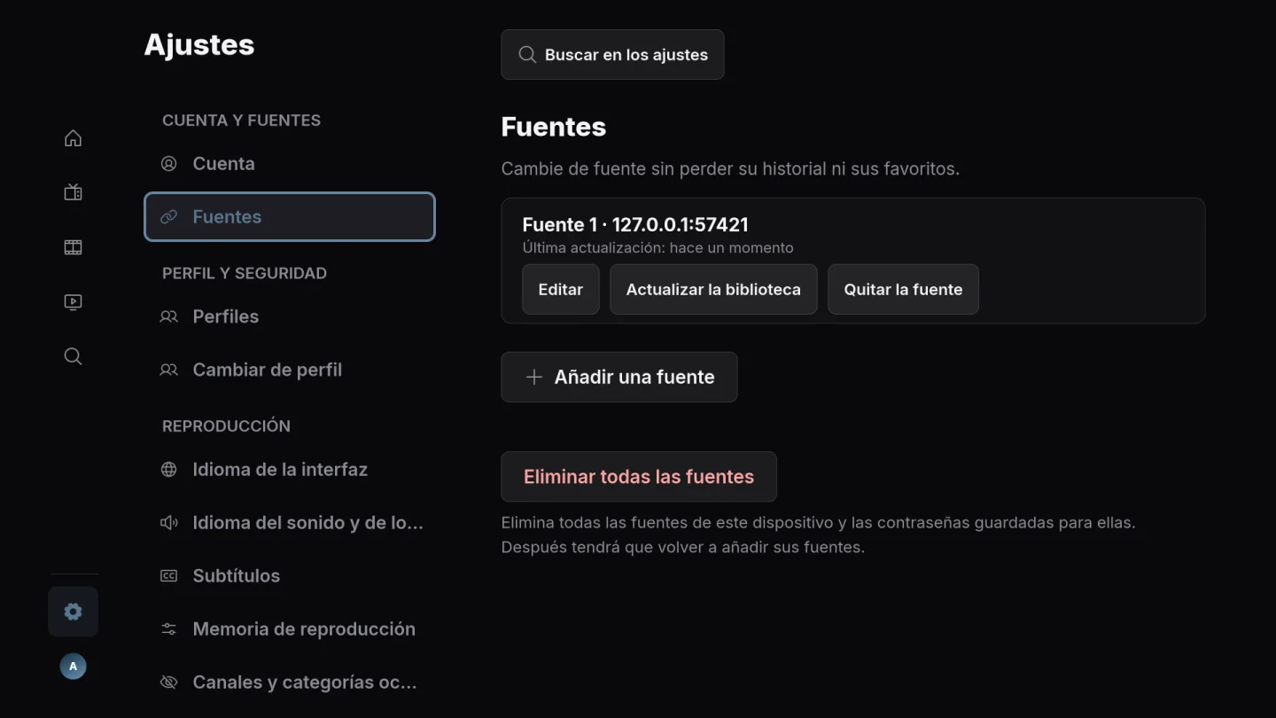 Varias fuentes