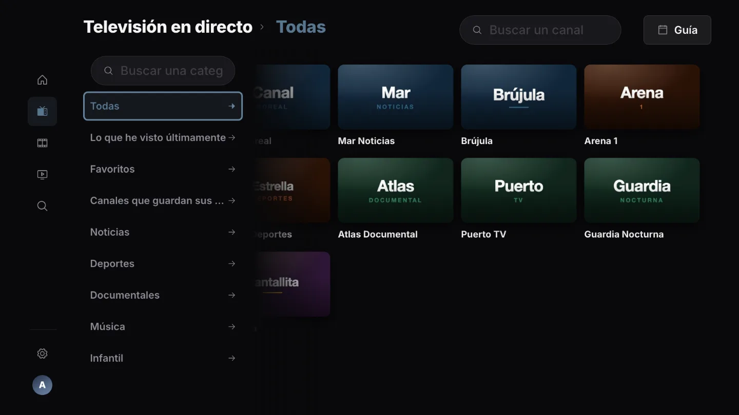Televisión en directo