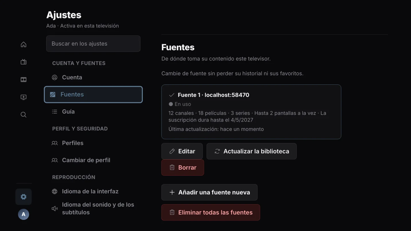 Varias fuentes