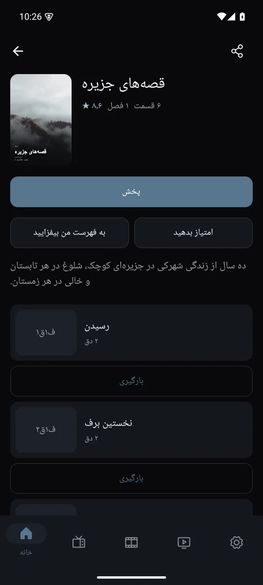 سریالها و فهرست من