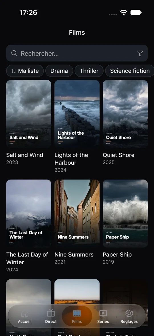 Films et séries