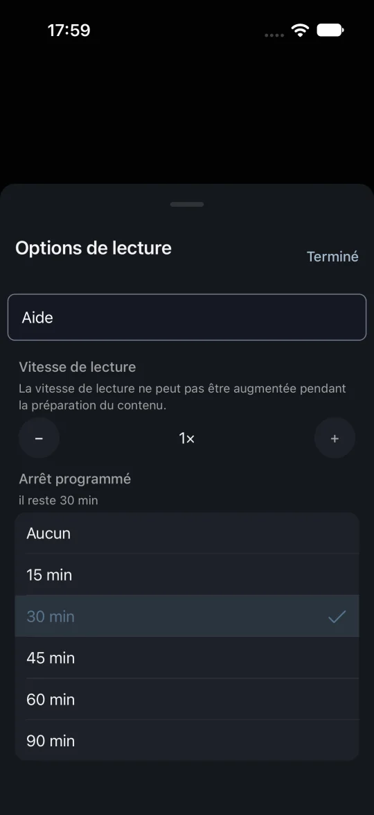 Minuterie de veille