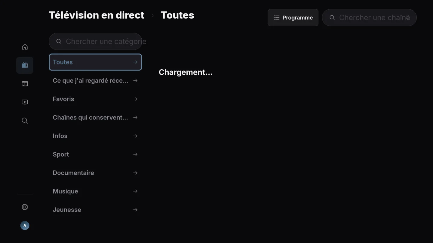 Télévision en direct