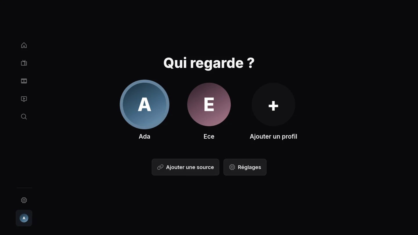 Profils et code PIN