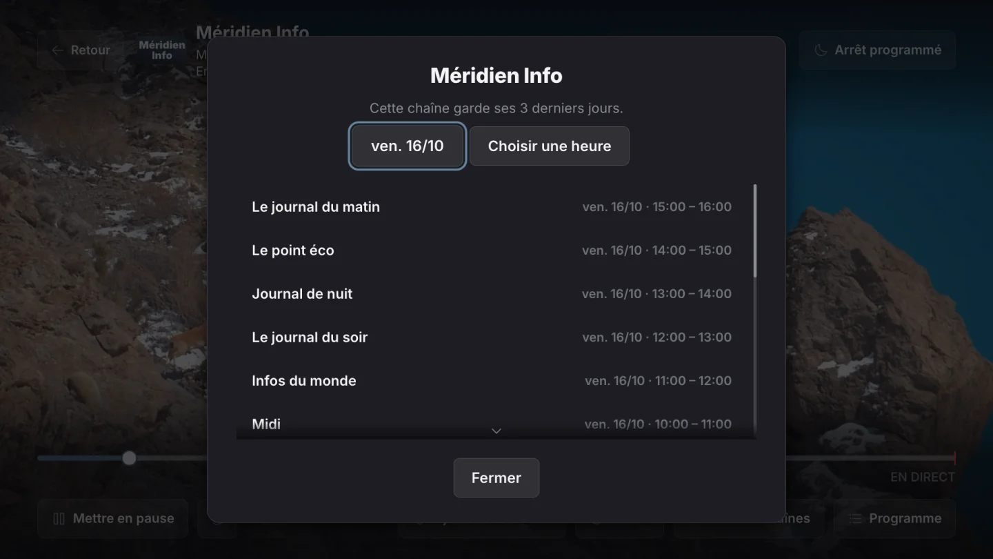 Télévision de rattrapage