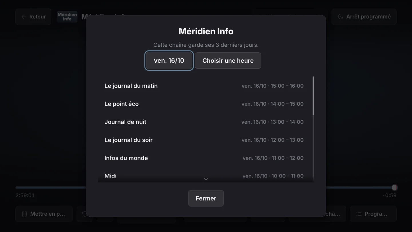 Télévision de rattrapage