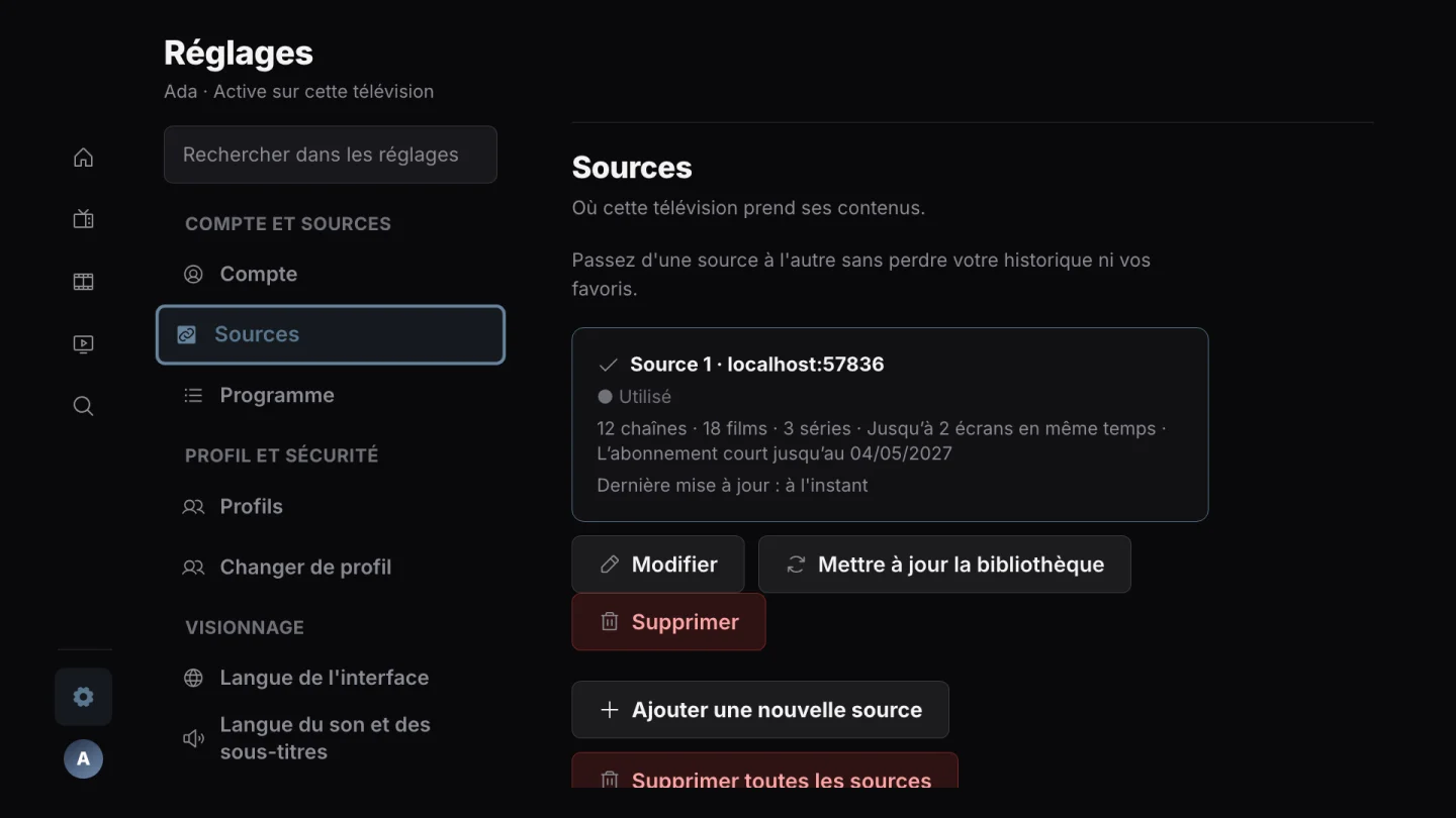 Plusieurs sources