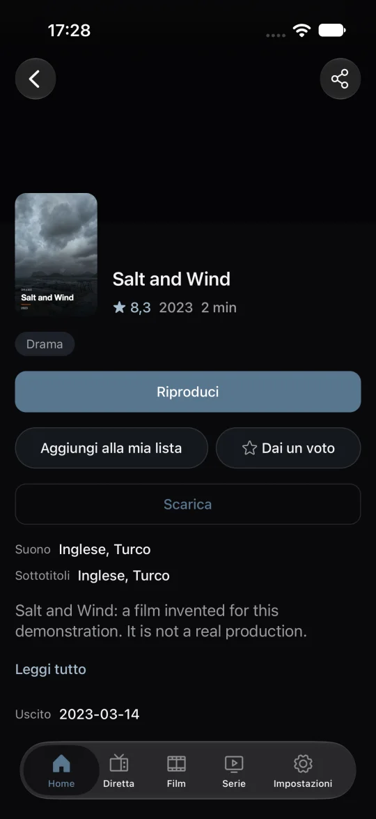 Serie e La mia lista