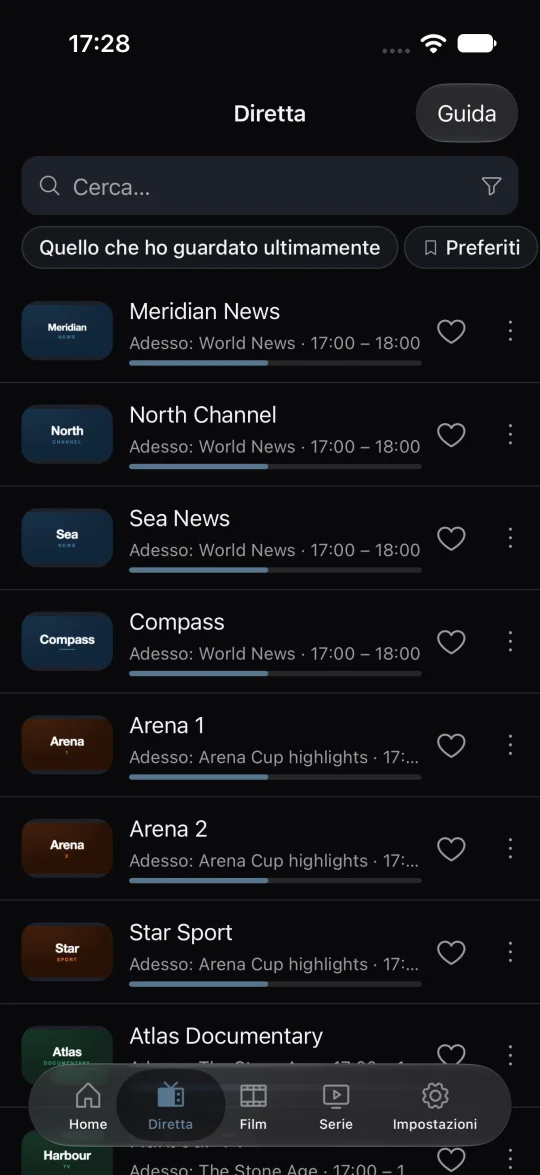 TV in diretta