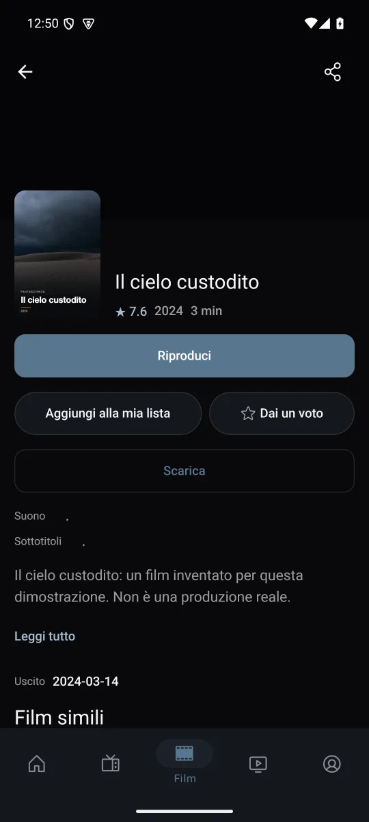 Serie e La mia lista