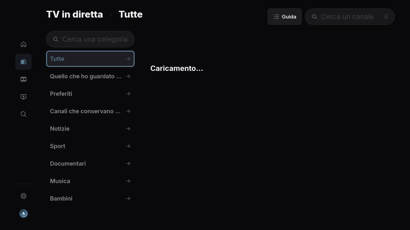 TV in diretta