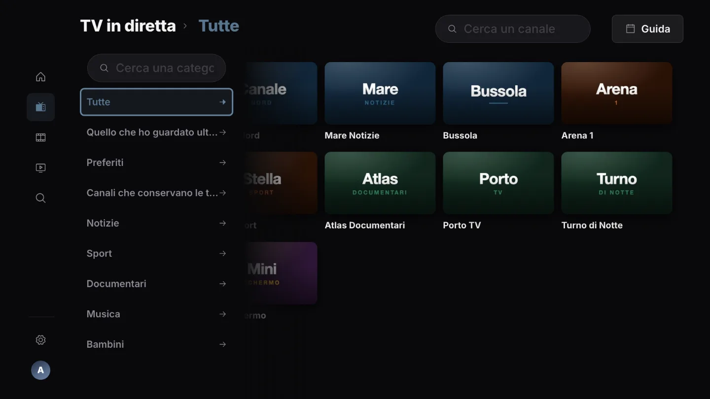 TV in diretta