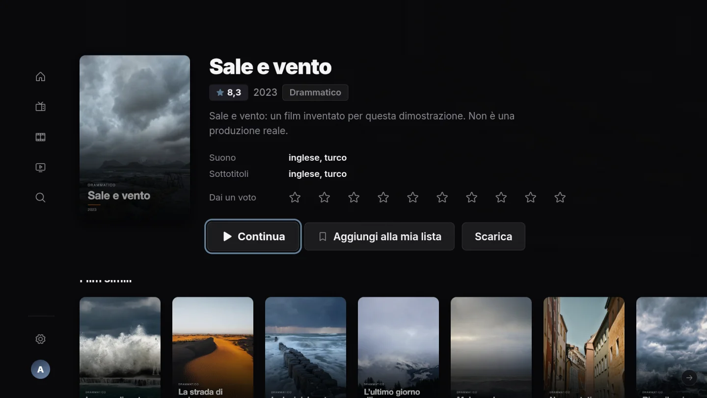 Riprenda da dove aveva interrotto