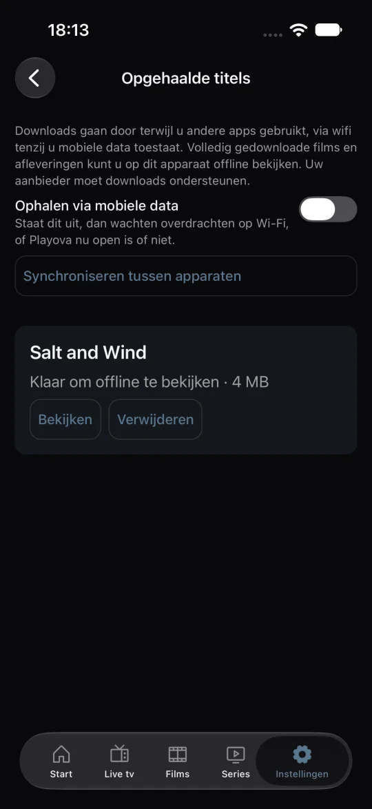 Offline kijken