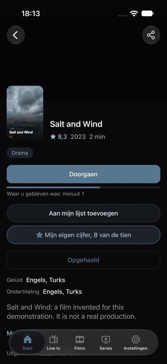 Ga verder waar u gebleven bent