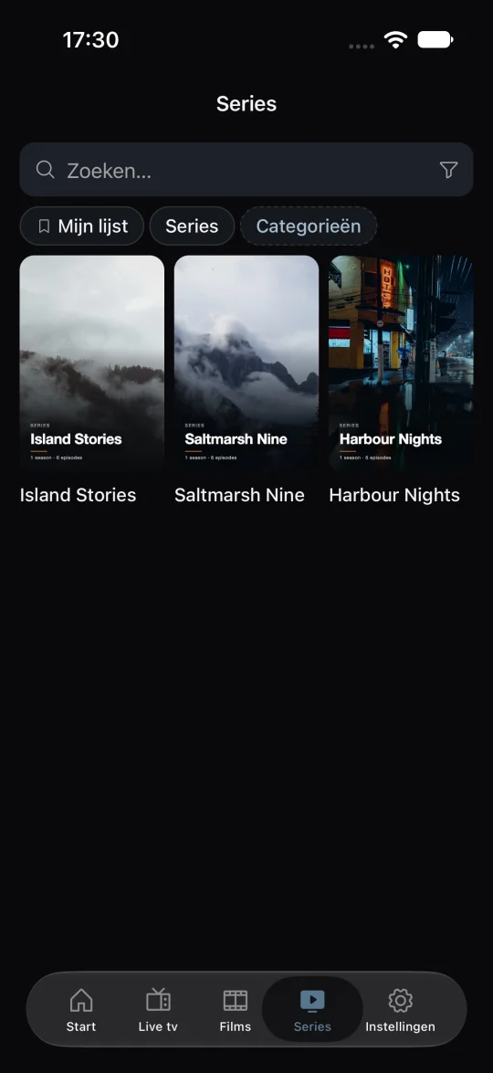 Series en Mijn lijst