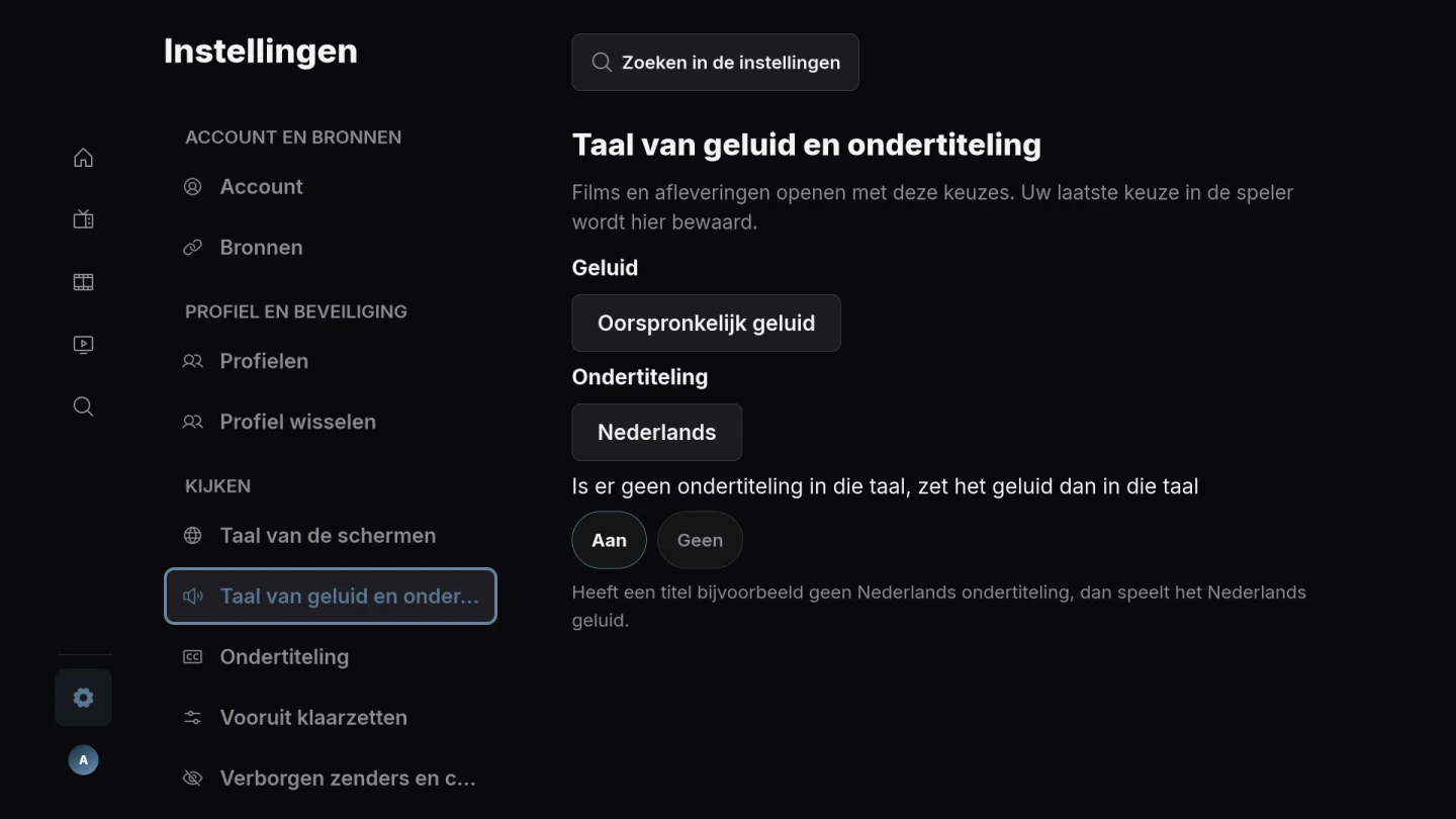 Audio en ondertiteling