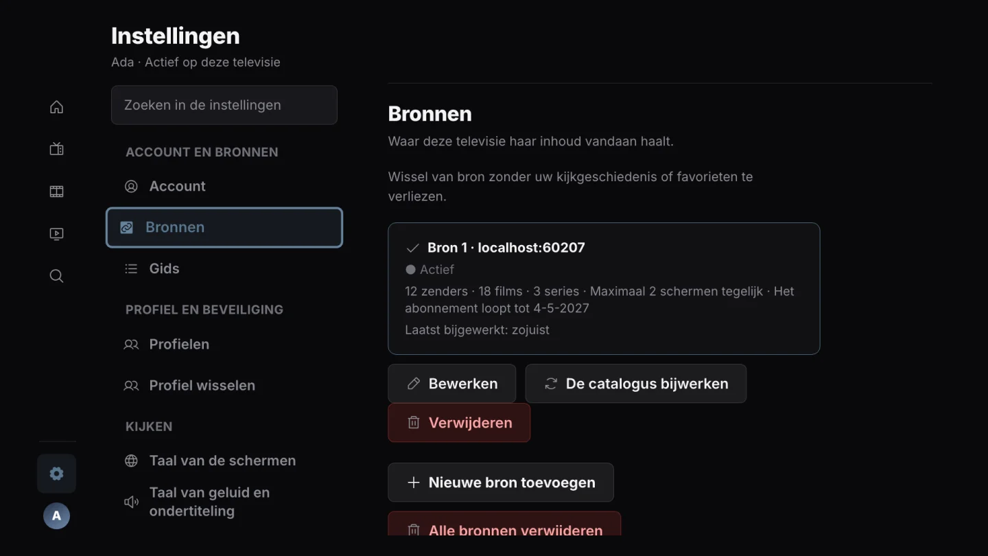 Meerdere bronnen