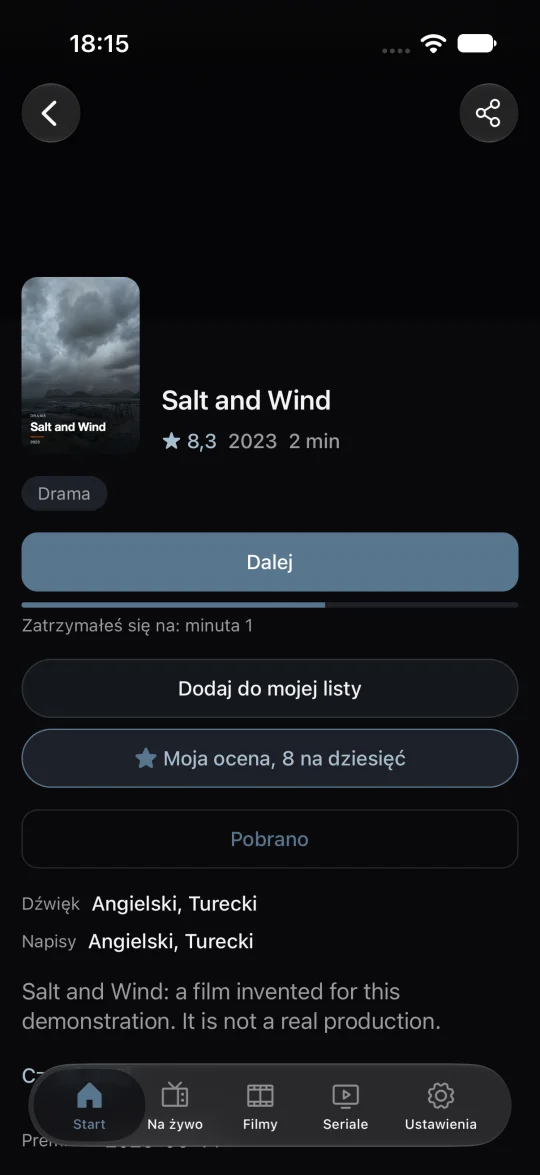 Wróć do miejsca, w którym przerwano