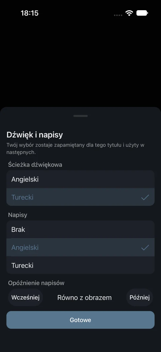 Dźwięk i napisy