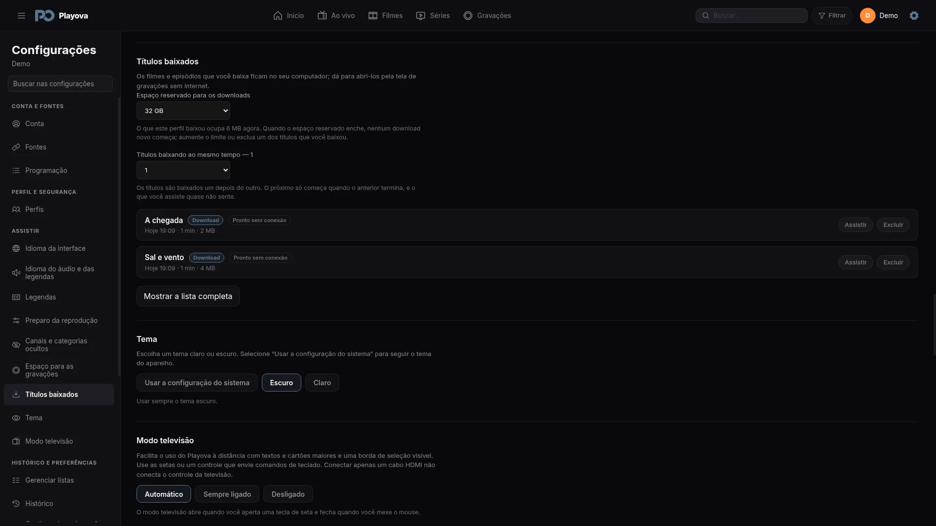 Baixe um filme. Baixe episódios. Assista offline.