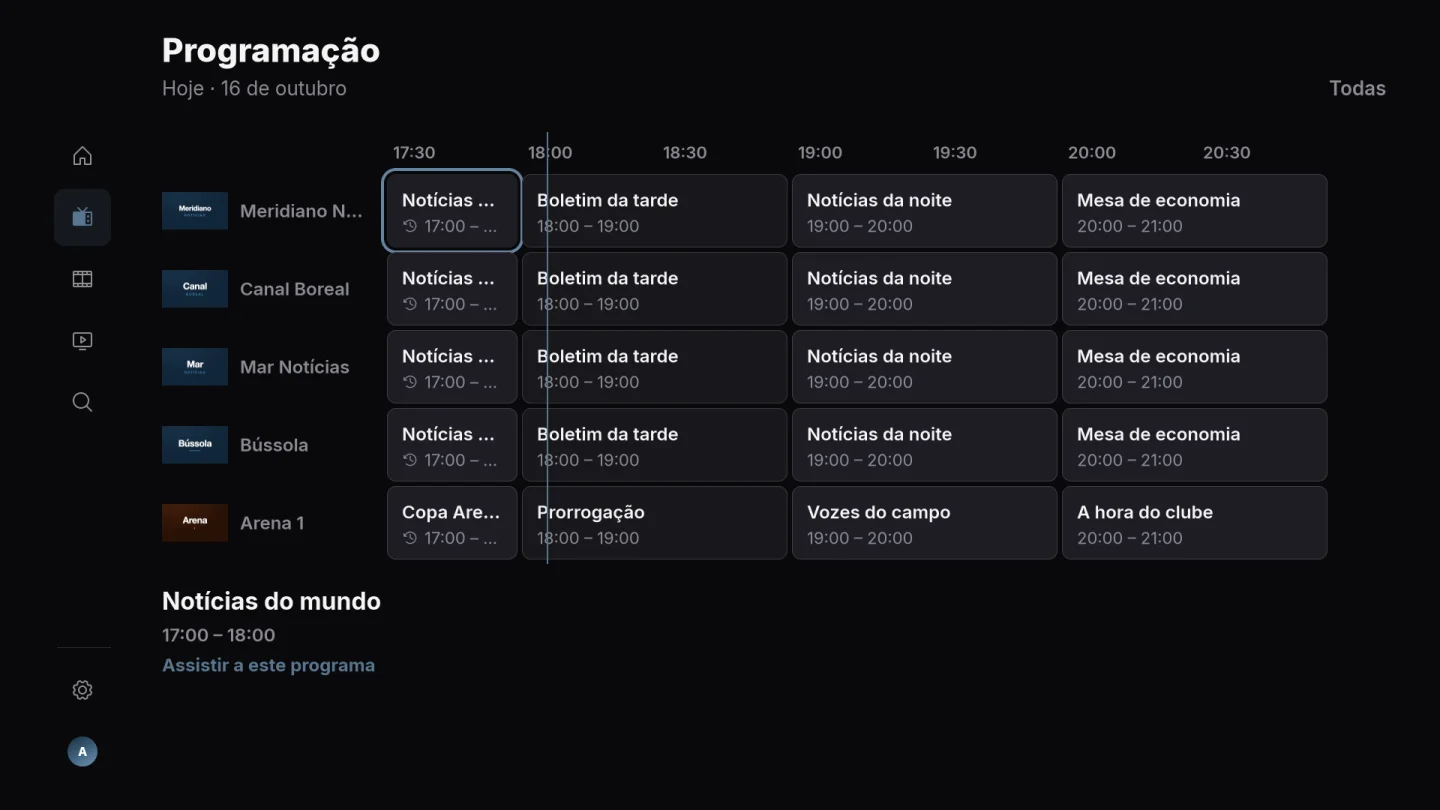 Guia de programação