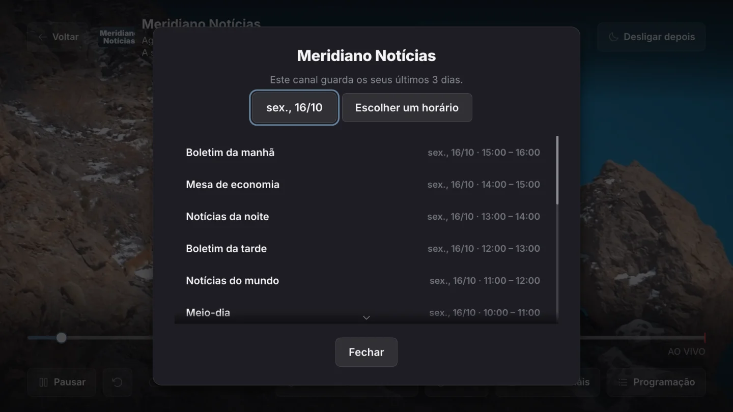 TV sob demanda