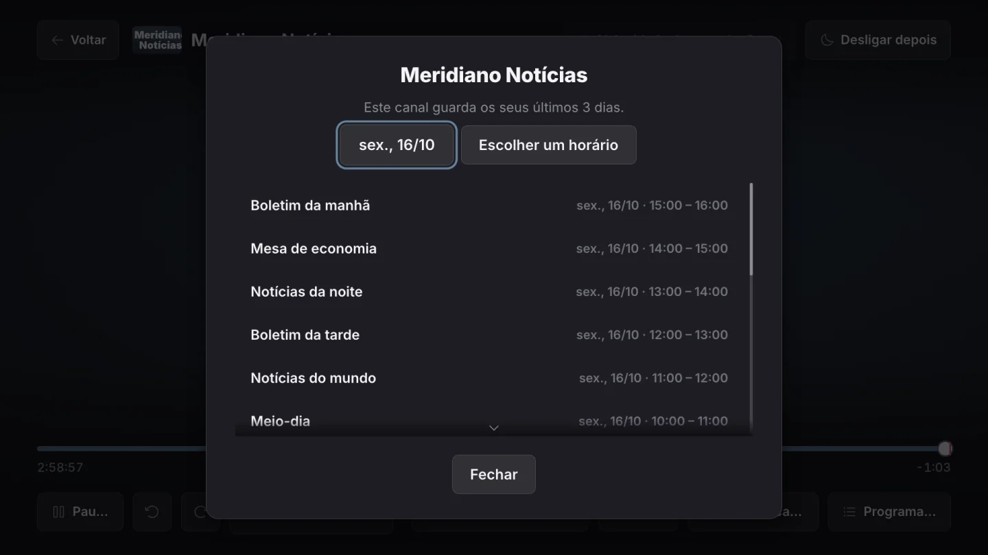 TV sob demanda