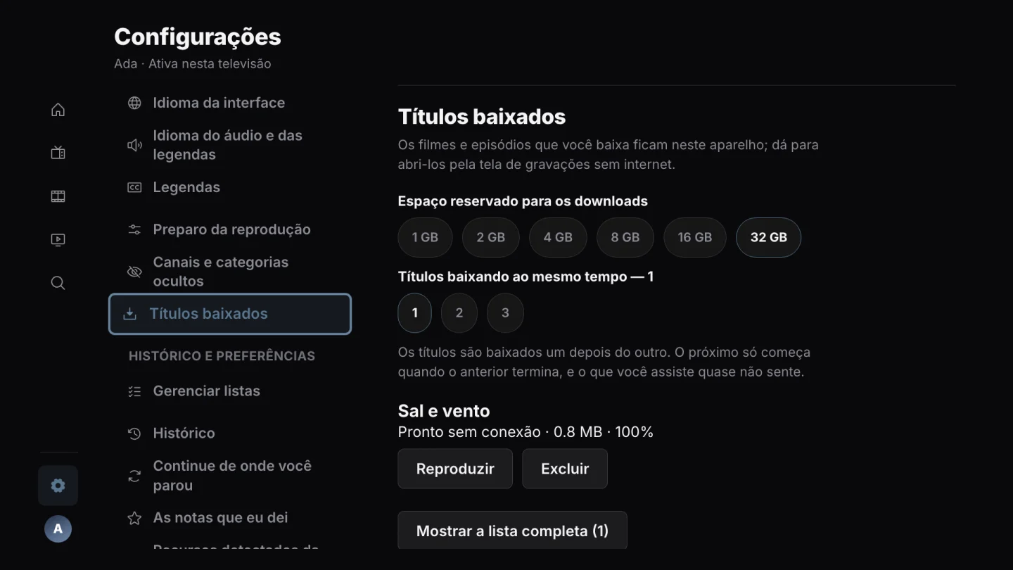 Assistir offline