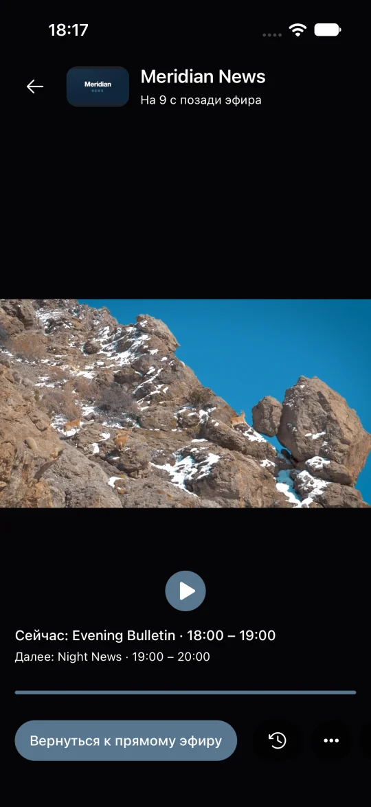 Перемотка эфира