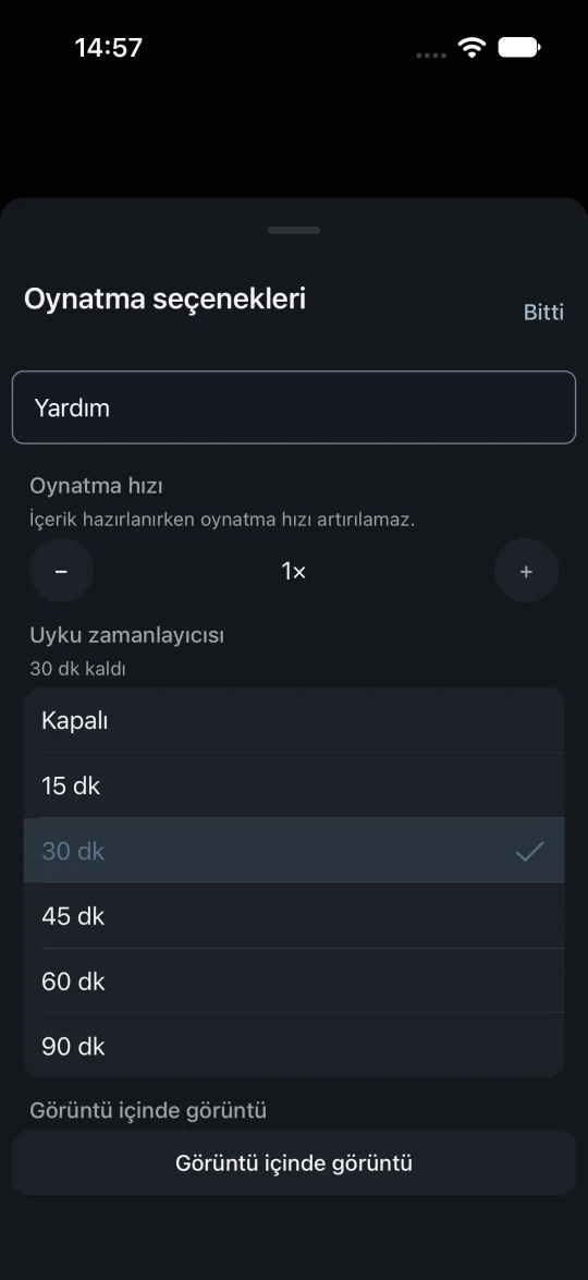Geceyi oynatıcı bitirsin.