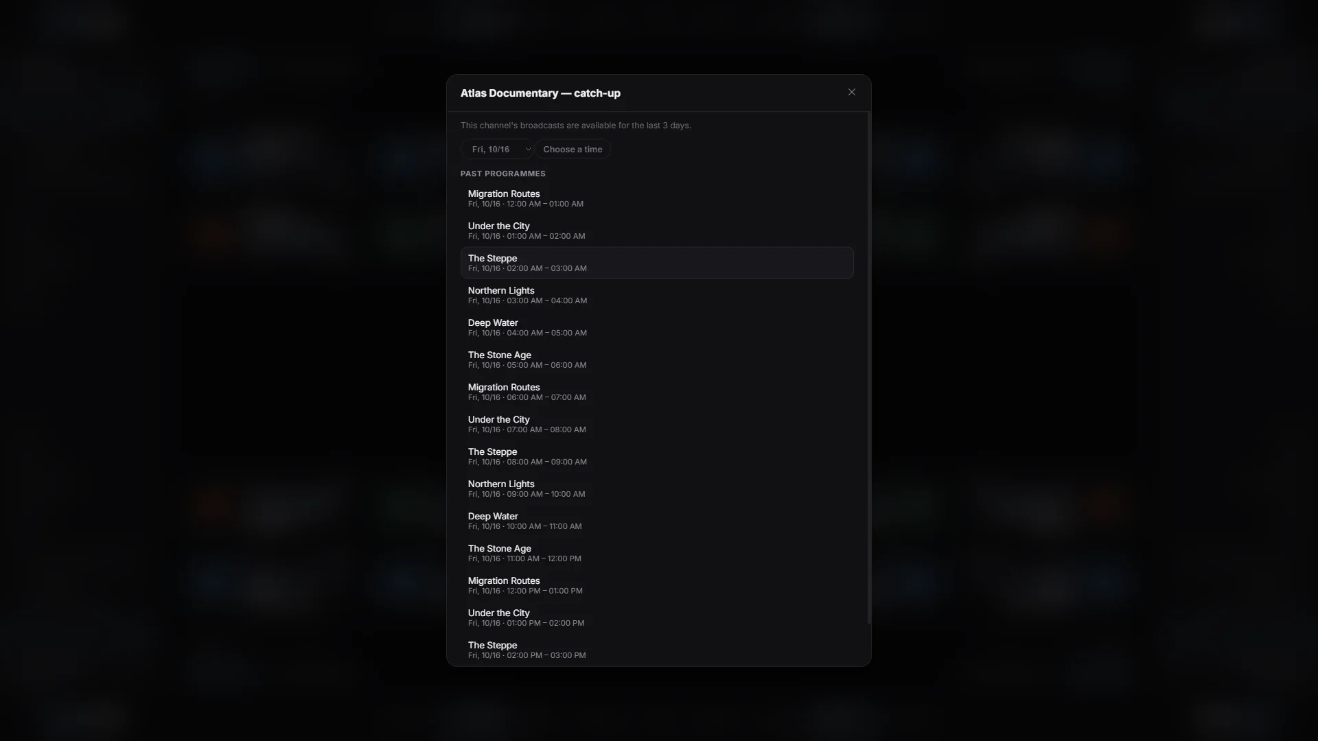 Catch-up TV
