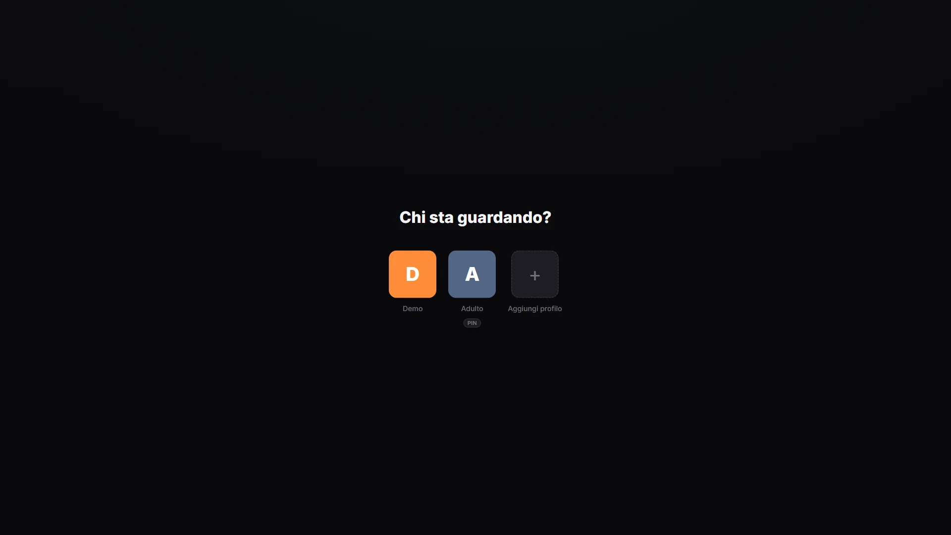 Profili e PIN